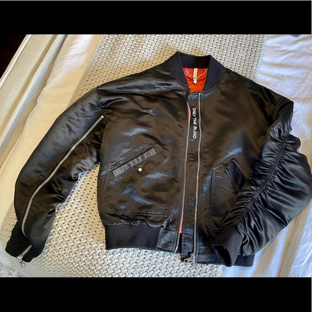 ONLY THE BLIND BOMBER JACKET - MINT condition - size L